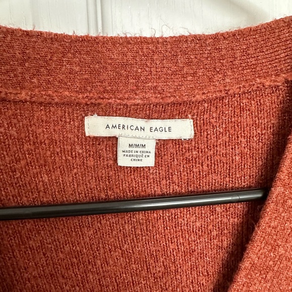 Burnt Orange AE Long Sleeve Sweater - Picture 3 of 3